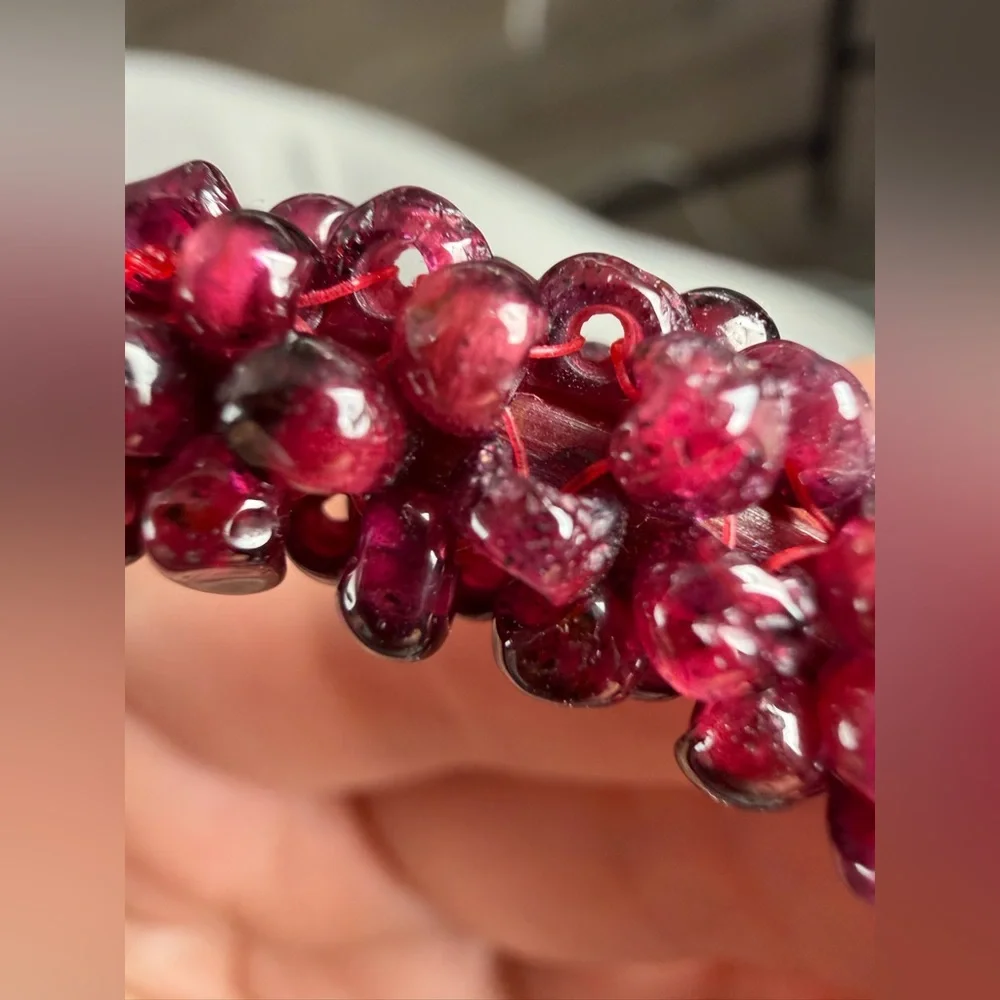 Museum-Quality Antique Bohemian Garnet Parure 118 total grams - Picture 14 of 16